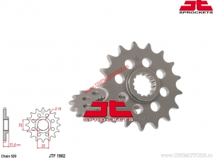 Front pinion KTM LC4 / SC 400 / EGS / Enduro 690 / Duke 400 / SXC / SMC / SM 690 - JTF 1902 - JT