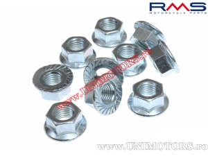 Front/Rear Variator Nut - Gilera/Piaggio M10x1.25mm (self-locking) - (RMS)