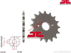 Front sprocket Aprilia RS 250 ('95-'02) / Suzuki RG 250 Gamma ('83-'88) / RGV 250 ('89-93) / TV 250 ('89-'90) - JTF 436 - JT