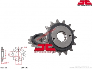 Front Sprocket Honda XR 650 R / Kawasaki ZX-6R / ZX-6RR / ZX 636 - JTF 1307RB - JT