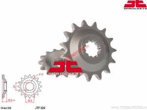 Front sprocket Kawasaki GPZ 1000 RX Ninja ('86-'87) - JTF 524 - JT