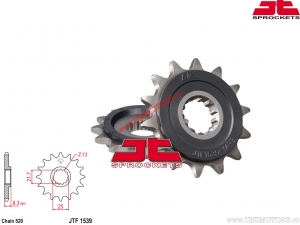 Front Sprocket Kawasaki KLE 300 / Ninja EX 250 R Ninja / Ninja EX 300 Ninja / Ninja SL 250 / Z 250 SL - JTF 1539RB - JT