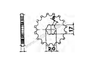 Front sprocket PBR - PBR 2059