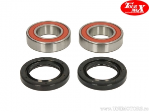 Front Wheel Bearing and Oil Seal Kit - Honda CBR 1000 RA Fireblade ABS / CBR 900 RR / Yamaha YZF-R6 600 ABS - TourMax