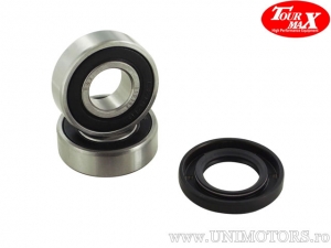 Front Wheel Bearing and Oil Seal Kit - Kawasaki KLX 250 E / KLX 250 R / Yamaha XT 350 H / XT 600 H / XV 125 H - TourMax