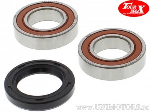 Front Wheel Bearing and Oil Seal Kit - Suzuki RM 125 ('96-'00) / Suzuki RM 250 ('96-'12) - TourMax