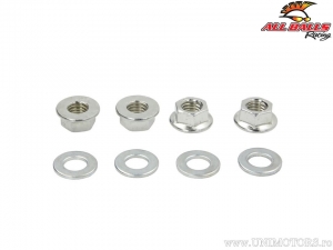 Front Wheel Nut Set (4 pieces) - Suzuki LT-160E ('89-'92) / LT-250S ('89-'90) / Yamaha YFM80 Raptor ('02-'08) - All Balls