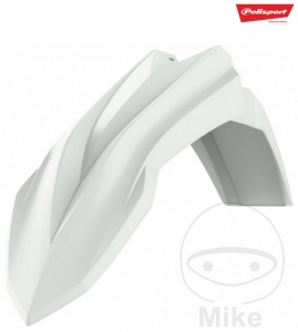 Front White Fender Polisport - Beta RR 250 2T Enduro Oilmix ('20) / Beta RR 250 2T Racing ('20) / RR 300 2T Enduro Oilmix ('20)-