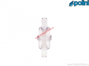 Fuel filter (diameter 8mm) - transparent - Polini