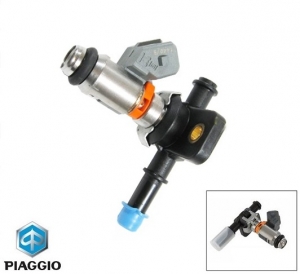 Fuel injector - Aprilia Atlantic / Scarabeo / Gilera Nexus / Piaggio Beverly / MP3 / Vespa GTS Super 4T 125-300 - Piaggio