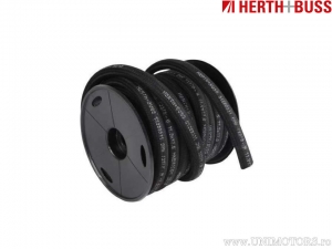 Fuel Supply Hose Braided 11.0x17.0mm Length 10m Black - Herth+Buss