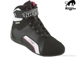 Furygan Jet D30 Sympatex Negro-Rosa (negro-rosa) Zapatos de Moto para Mujer - Furygan