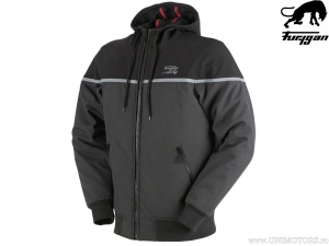 Furygan Sektor Black-Grey (black-grey) Motorcycle Hooded Jacket - Furygan