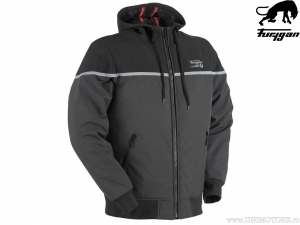 Furygan Sektor Black-Grey (black-grey) Motorcycle Hooded Jacket - Furygan