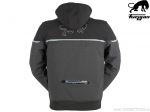 Furygan Sektor Black-Grey (black-grey) Motorcycle Hooded Jacket - Furygan