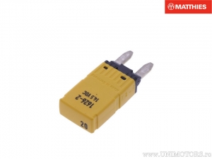 Fusible automatique jaune mini 20A - JM