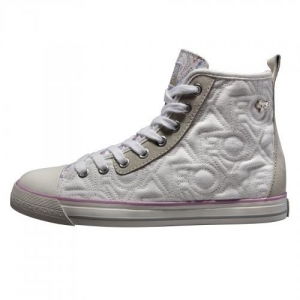 G-E-FOOTWEAR WOMENS MAJESTIC HIGH WHITE/LIGHT PINK: Mărime - 35.5