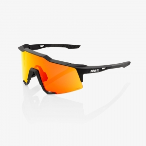 Gafas MTB Speedcraft Negras - Lente Roja con Espejo Multicapa HiPER: Talla - Sin Talla