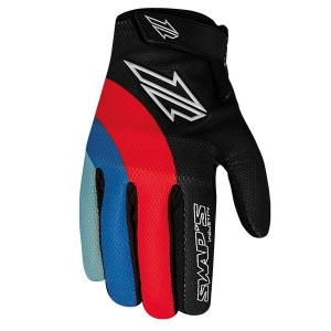 Gants de motocross SIFAM - SWAP - noir, rouge, bleu, taille S