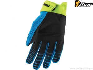 Gants Enduro / Cross Rebound (Bleu / Jaune) - Thor