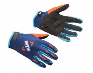 Gants Gravity-FX pour enfants bleus: Taille - M