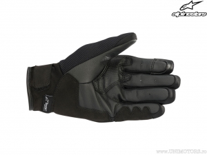 Gants moto route Stella S Max Drystar (Noir/Fuchsia) - Alpinestars