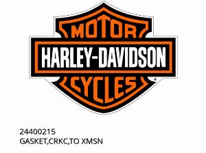 GASKET, CRANKCASE, TO TRANSMISSION - 24400215 - Harley-Davidson