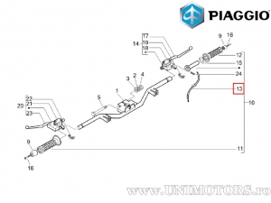 Gaspedaalkabel Piaggio Beverly 125 / Beverly 250 - Piaggio