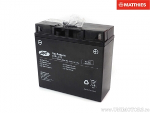 Gel Battery 51913-22 12V 22Ah - BMW K 1600 / Ducati GT 860 / Laverda Formula 750 / Moto Guzzi California 1100 / V75 750 - JM