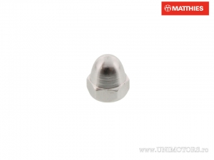 Geschlossene Mutter Pro Bolt M4 x 0,70 mm silbernes Aluminium - JM