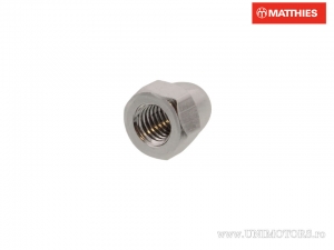 Geschlossene Mutter Pro Bolt M5 x 0.80 mm silbernes Aluminium - JM