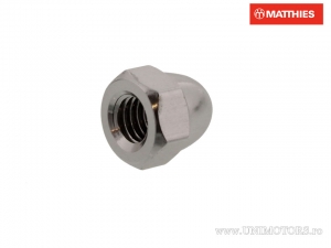 Geschlossene Mutter Pro Bolt M6 x 1.00 mm silbernes Aluminium - JM