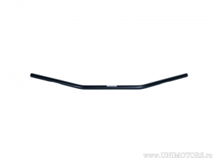 Ghidon otel negru Drag Bar diametru 25.4mm si lungime 970mm cu locas pentru cabluri - Fehling