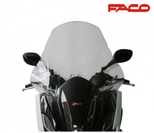 Grand pare-brise transparent - Kymco K-XCT 125 i ('12-'14) / K-XCT 300 i ('12-'14) 4T LC 125-300cc - FACO