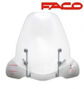 Grande (haute) bulle transparente - Piaggio Liberty Sport ('06-'12) 2 temps/4 temps 50-125-150-200cc - FACO