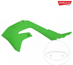 Green radiator fairing Polisport - Kawasaki KX 450 F ('19-'20) - JM