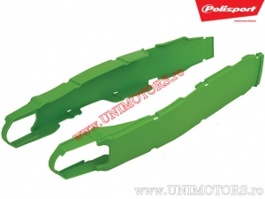 Groene achterbrug beschermers - Kawasaki KX 250 F 4T ('17-'19) / KX 450 F ('16-'19) - Polisport