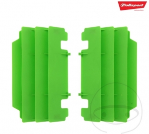 Groene radiateur beschermingsset Polisport - Kawasaki KX 250 R 2T ('05-'07) - JM