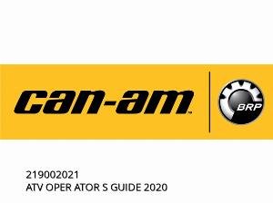 GUÍA DEL OPERADOR 2020 - 219002021 - Can-AM