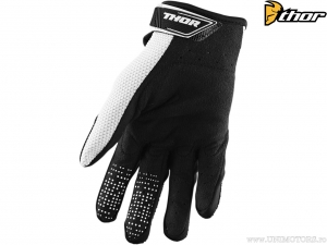 Guantes de Enduro/Cross para Jóvenes (Negro/Blanco) - Thor