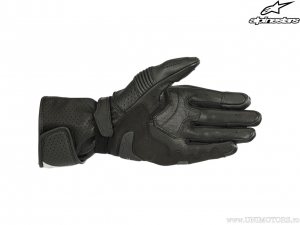 Guantes de moto calle Stella SP-1 v2 de cuero (negro) - Alpinestars