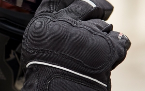 Guantes de moto de mujer Touring de invierno modelo Seventy SD-C45 negro/gris - WinterTex - Negro/gris, S (7 cm)