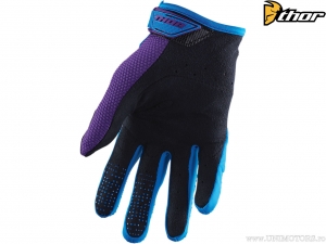 Guantes Enduro/Cross para Mujer Spectrum (Azul/Violeta) - Thor