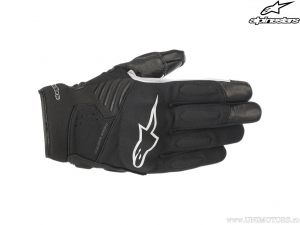 Guanti da moto Faster (nero/bianco) - Alpinestars