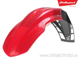 Guardabarros delantero rojo de flujo libre universal (UFX) - Polisport