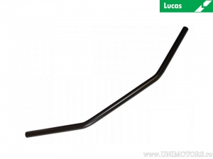 Guidão de aço preto Drag Bar com diâmetro de 25,4 mm e comprimento de 790 mm sem local para passagem de cabos - Lucas TRW