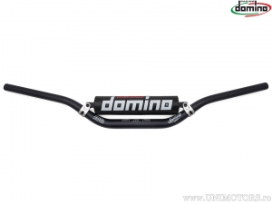 Guidão de alumínio preto com travessa Offroad Medium BEND, diâmetro de 22 mm e comprimento de 810 mm - Domino