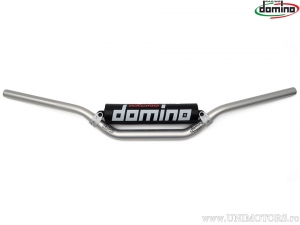 Guidão HRB de alumínio prateado com travessa Offroad High BEND, diâmetro de 22mm e comprimento de 810mm - Domino