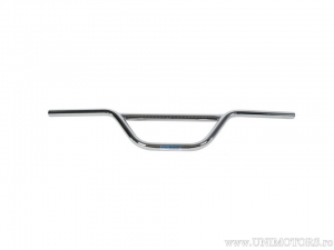 Guidon en acier chromé avec renfort Motocross, diamètre de 22mm et longueur de 750mm pour BMW - Fehling