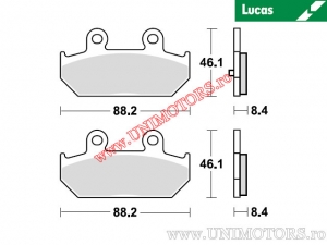 Hátsó fékbetét - MCB751SRM szinterelt SRM - Lucas TRW